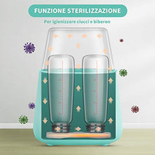 Carica l'immagine nel visualizzatore di Gallery, Scaldabiberon Sterilizzatore 6 in 1 Elettrico Scaldapappe Doppio WK-2301