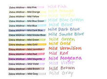 Carica l'immagine nel visualizzatore di Gallery, Zebra Mildliner Set di 20 evidenziatori, colori pastello