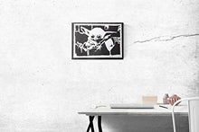 Carica l'immagine nel visualizzatore di Gallery, Poster Baby Yoda The Child Mandalorian STAR WARS Handmade Graffiti Street...