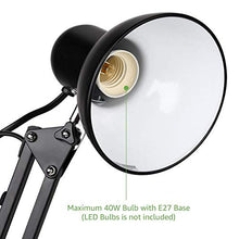 Carica l'immagine nel visualizzatore di Gallery, LE Lampada da Scrivania LED con Braccio Girevole 40W, Portalampada E27,... - Ilgrandebazar