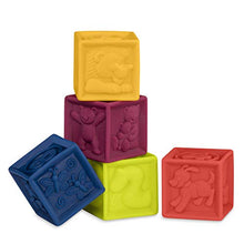 Carica l'immagine nel visualizzatore di Gallery, B. Toys- Cubi Morbidi per Bambini, BX1002Z - Ilgrandebazar