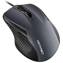Carica l'immagine nel visualizzatore di Gallery, TECKNET PRO S2 Mouse USB con Cavo, 6 Pulsanti, DPI Regolabile Alto, Grigio