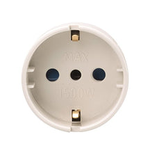Carica l'immagine nel visualizzatore di Gallery, Poly Pool PP0433 Adattatore Spina Piccola 10 A e Presa Tedesca, 1 Pezzo,...
