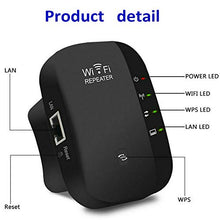 Carica l'immagine nel visualizzatore di Gallery, Snowsound Ripetitore WiFi Wireless 300 Mbps Mini 7.8 x 5 x 6 cm, nero