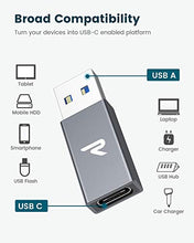 Carica l'immagine nel visualizzatore di Gallery, RAMPOW Adattatore USB C a 3.0, C Femmina a Grigio Siderale