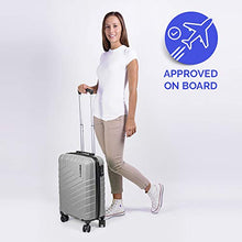 Carica l'immagine nel visualizzatore di Gallery, Valigia Trolley da Viaggio Rigida - Idonea Ryanair e Easyjet S, Argento