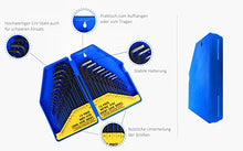 Carica l'immagine nel visualizzatore di Gallery, S&amp;R Chiavi a Brugola / Set 30 Esagonali Allen con misurazione Pollici...