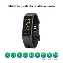 Carica l'immagine nel visualizzatore di Gallery, HUAWEI Band 4 Fitness Tracker con schermo TFT a colori da Graphite Black