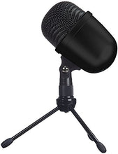 Carica l'immagine nel visualizzatore di Gallery, AmazonBasics - Mini microfono a condensatore da scrivania, Nero - Ilgrandebazar