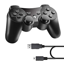 Carica l'immagine nel visualizzatore di Gallery, Diswoe Bluetooth senza fili Controller di gioco per PS3 Sostituzione Nero