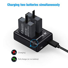 Carica l'immagine nel visualizzatore di Gallery, Powerextra - 2 batterie ricaricabili da 1500 mAh e doppio caricatore USB...