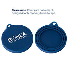 Carica l'immagine nel visualizzatore di Gallery, Bonza - Set di 2 coperchi universali in silicone per lattine cibo per...
