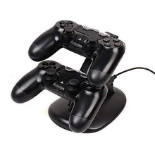 Carica l'immagine nel visualizzatore di Gallery, Keyixing PS4 Dual Controller USB Docking Station con indicatore LED per PS4...
