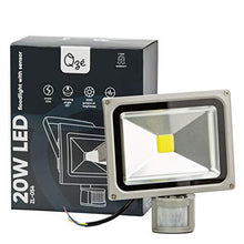 Carica l'immagine nel visualizzatore di Gallery, Luci di sicurezza con sensore movimento, 20 W LED Floodlight Outdoor Grey - Ilgrandebazar