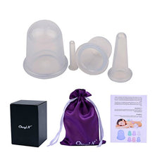 Carica l'immagine nel visualizzatore di Gallery, coppetta silicone anticellulite ,cupping cup,4 pcs massaggio grigio - Ilgrandebazar