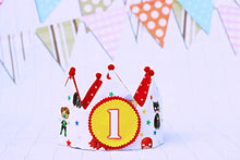 Carica l'immagine nel visualizzatore di Gallery, Corona compleanno supereroi per bambini - Ilgrandebazar
