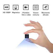 Carica l'immagine nel visualizzatore di Gallery, Mini Telecamera Spia, Gutkam 1080P Full HD Microcamera spia Nascosta di...