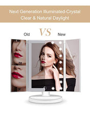 Carica l'immagine nel visualizzatore di Gallery, HAMSWAN Specchio Trucco, Ingranditore da Trucco con 21 Bianco 21LEDs - Ilgrandebazar