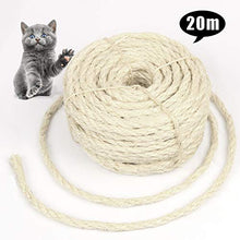 Carica l'immagine nel visualizzatore di Gallery, Corda in Sisal per Tiragraffi, di Naturale Riparare 6mm, 20m