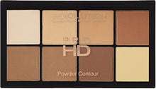 Carica l'immagine nel visualizzatore di Gallery, Makeup Revolution Ultra Pro HD Powder Contour Palette Light Medium, 20 G - Ilgrandebazar