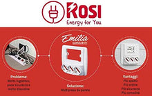 Carica l'immagine nel visualizzatore di Gallery, Multipresa parete EMILIA SMART 3 prese schuko, bianco - Ilgrandebazar
