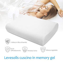 Carica l'immagine nel visualizzatore di Gallery, Levesolls Cuscino Cervicale Memory con Altezza Regolabile, Cervicale... - Ilgrandebazar