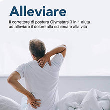 Carica l'immagine nel visualizzatore di Gallery, Olymstars Correttore Posturale, Postura Schiena Uomo...