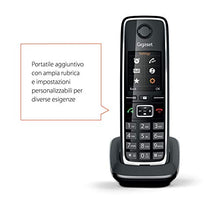 Carica l'immagine nel visualizzatore di Gallery, Gigaset C560 Duo - Due Telefoni Cordless per chiamate tra interni, Nero - Ilgrandebazar