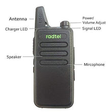 Carica l'immagine nel visualizzatore di Gallery, radtel rt-10 Walkie Talkie ricaricabile UHF 16 canali Scansione... - Ilgrandebazar