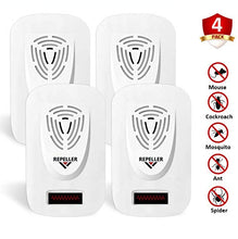 Carica l'immagine nel visualizzatore di Gallery, ROOTOK Repellente ad Ultrasuoni per Topi Scacciatopi Repellente...