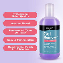 Carica l'immagine nel visualizzatore di Gallery, Mylee Nail Prep &amp; Polish Wipe + Gel Remover 250ml, Solvente Premium di alta...