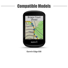 Carica l'immagine nel visualizzatore di Gallery, TUSITA Custodia per Garmin Edge 830 - Cover protettiva in silicone NERO