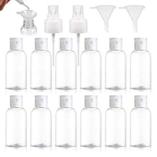 Carica l'immagine nel visualizzatore di Gallery, Lvcky - Contenitori trasparenti da viaggio vuoti per shampoo, balsamo,...