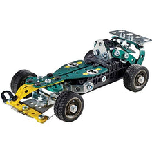 Carica l'immagine nel visualizzatore di Gallery, MECCANO by Erector 5 in 1 Roadster Pull Back Car Building Kit, STEM 175 pezzi - Ilgrandebazar