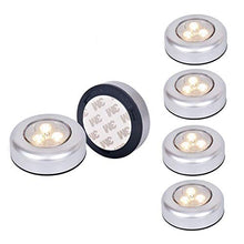 Carica l'immagine nel visualizzatore di Gallery, Tougo 6pcs LED Lampada Wireless Luce al Tocco batteria alimentata Gialle-6pcs - Ilgrandebazar