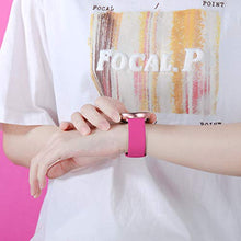 Carica l'immagine nel visualizzatore di Gallery, Wepro Cinturino Compatibile con Samsung Galaxy Watch S, Rosa Rossa