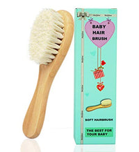 Carica l'immagine nel visualizzatore di Gallery, Molylove Spazzola per capelli bambini con manico in legno e setole di...