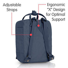 Carica l'immagine nel visualizzatore di Gallery, Fjällräven Kånken Mini Zaino Unisex Grigio (Graphite/Un Blue)