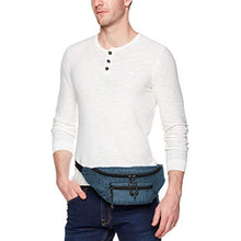 Carica l'immagine nel visualizzatore di Gallery, AmazonBasics - Marsupio a 2 tasche, 3 l, denim Denim