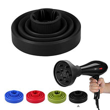 Carica l'immagine nel visualizzatore di Gallery, FOONEE - Diffusore pieghevole per capelli ricci, universale, adattabile, Nero - Ilgrandebazar