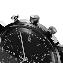 Carica l'immagine nel visualizzatore di Gallery, Orologio Automatico al Quarzo Diametro 40mm Analogico Cintura Nero - Ilgrandebazar