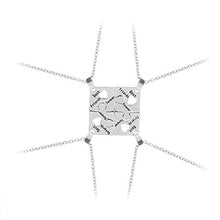 Carica l'immagine nel visualizzatore di Gallery, Elegant Rose Set di 4 collane in lega composto con scritta "Best Friends... - Ilgrandebazar