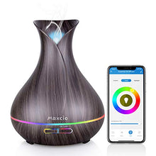 Carica l'immagine nel visualizzatore di Gallery, Alexa Diffusore di Aromi WiFi, Maxcio 400ML Profumatore Intelligente Oli...