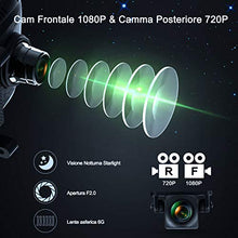 Carica l'immagine nel visualizzatore di Gallery, WiMiUS Dash Cam Doppia Telecamera per Auto Screen 10 Pollici Full HD 1080P...