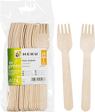 Carica l'immagine nel visualizzatore di Gallery, HEKU 30011-01: Set bio usa e getta con piatti Ø 23 cm, coltelli, forchette e... - Ilgrandebazar