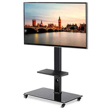Carica l'immagine nel visualizzatore di Gallery, RFIVER Supporto TV da Pavimento con Ruote Carrello Stand per 37''-70'' - Ilgrandebazar