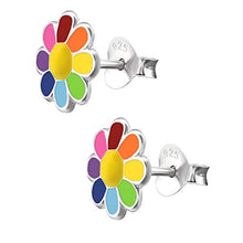 Carica l'immagine nel visualizzatore di Gallery, Laimons Kids Orecchini a pressione per bambini gioielli Fiore... - Ilgrandebazar