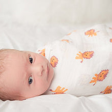 Carica l'immagine nel visualizzatore di Gallery, CuddleBug Mussole Neonato Pacco da 4 - Copertina neonato Amici di Safari - Ilgrandebazar