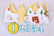 Carica l'immagine nel visualizzatore di Gallery, Compleanno corona di compleanno animali della giungla per neonati e bambini - Ilgrandebazar