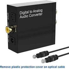 Carica l'immagine nel visualizzatore di Gallery, Convertitore Audio Digitale Analogico, 192Khz Adattatore Ottico RCA da...